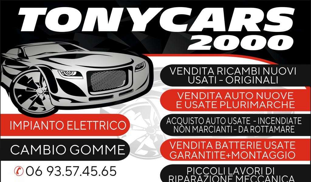 TONY CARS 2000 RICAMBI
