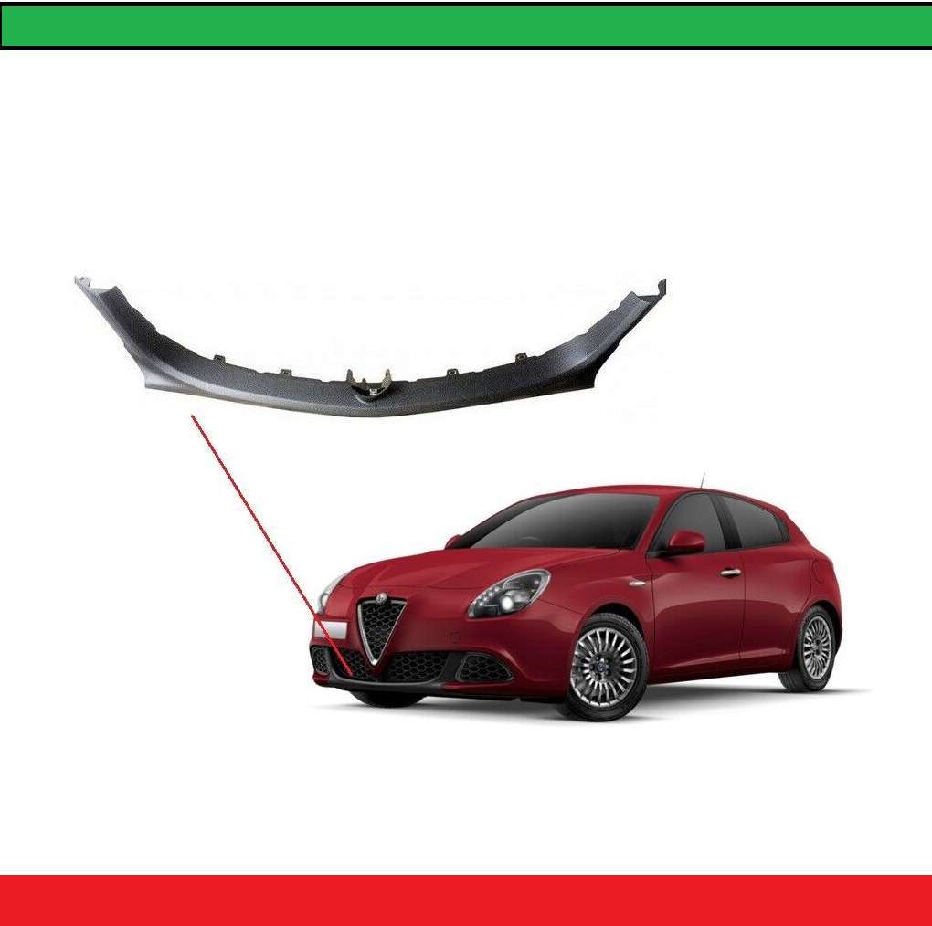 SPOILER PROTEZIONE PARAURTI ANTERIORE NERO ALFA GIULIETTA DAL 2016