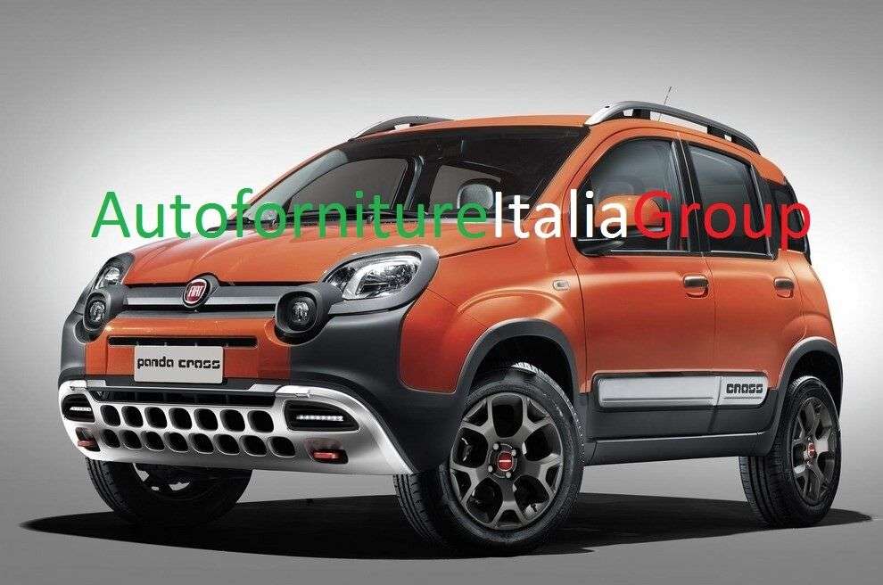 PARAURTI ANTERIORE VERNICIABILE PANDA DAL 2003 AL 2011 : : Auto e  Moto