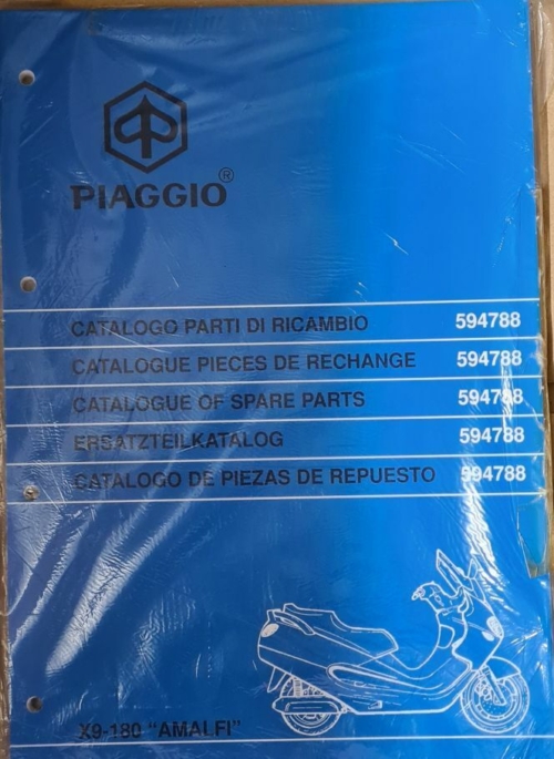 CATALOGO PARTI DI RICAMBIO X9-180 AMALFI acquista online