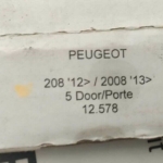 Peugeot 208 / 2008 (2013-2018) deflettori aria fumè anteriori Farad acquista online