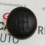 Fiat Grande Punto Evo - cuffia cambio nera in pelle con pomello 5 marce original acquista online