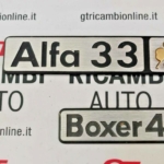 Alfa Romeo 33 Quadrifoglio Oro Boxer 4C - stemmi loghi posteriori originali acquista online