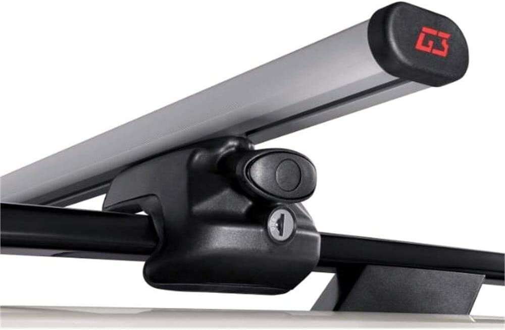 Barre portatutto da tetto auto railing aperti 110cm alluminio chiave g3  60.010 - Aricun