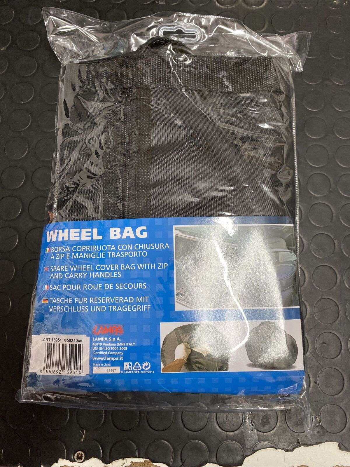 Sacca Borsa Copriruota auto Ruota Scorta Wheel Bag 15953 66x20 taglia XL -  Aricun