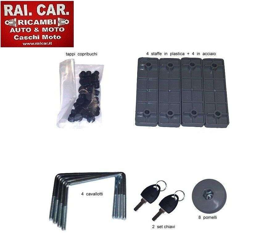 BARRE PORTATUTTO PORTA TUTTO BOX BAULE AUTO COMPATIBILE CON OPEL MERIVA A  5P 03-10 TETTO G3 PORTAPACCHI ATTACCO SPECIFICO BAGAGLI BAGAGLIAIO DA TETTO  400LT : : Auto e Moto