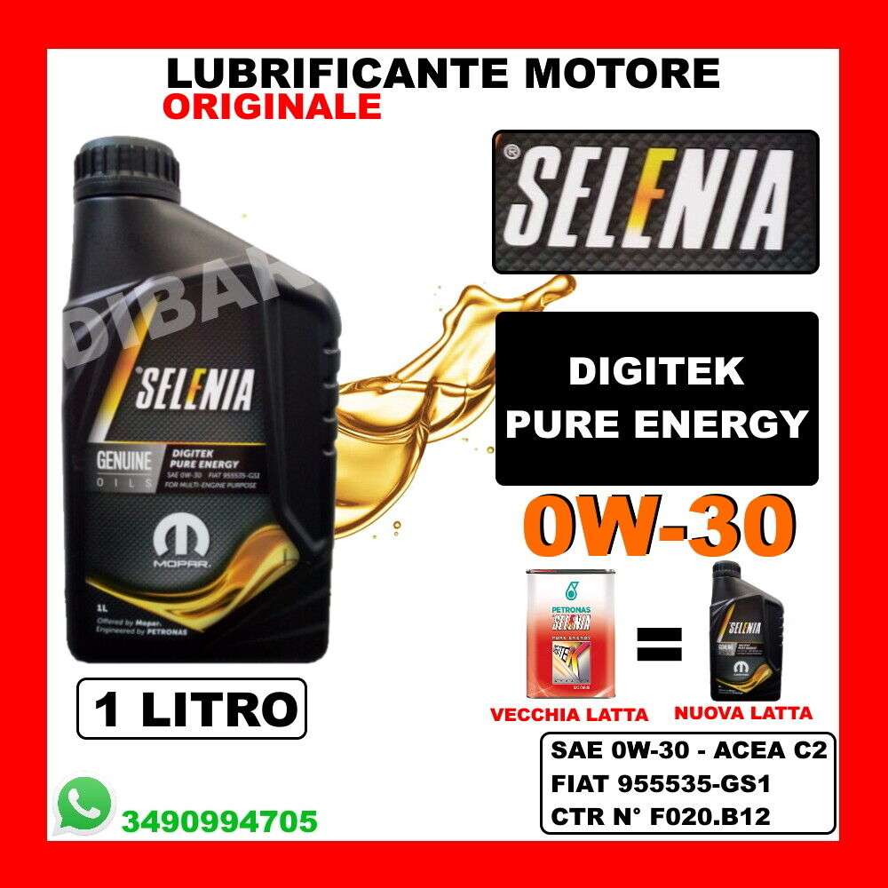 Olio motore Selenia K PURE ENERGY comprare on line