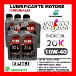 OLIO SELENIA 20K 10W40 A3/B3 API SL/CF FIAT 9.55535-G2/2015 5 LITRI TOTALI acquista online