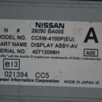 Display Computer di Bordo Nissan Primera dal 2002 al 2008 Cod 28090ba000 acquista online