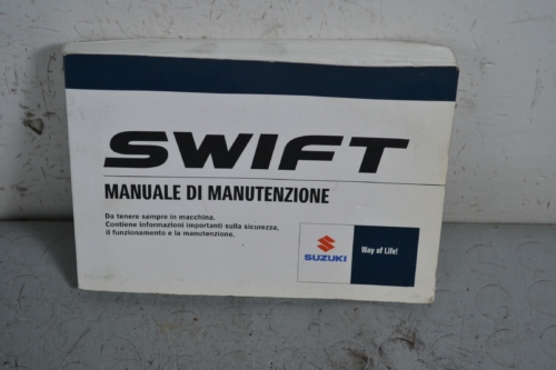 Libretto Uso e Manutenzione Suzuki Swift IV dal 2004 al 2010 acquista online