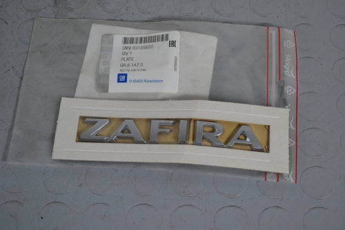 Scritta logo ZAFIRA Opel Zafira Dal 1999 al 2019 Cod 93185650 acquista online