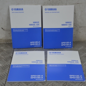 Libretto Uso E Manutenzione Yamaha N-max Nmax 125 / 155 dal 2017 in poi