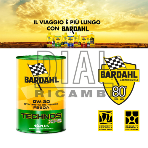Bardahl TECHNOS XFS F950A 0W30 Olio Motore Auto LT.1 acquista online