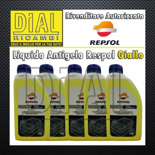 Liquido Antigelo GIALLO Refrigerante Protettivo REPSOL ORIGINALE 5 Litri acquista online