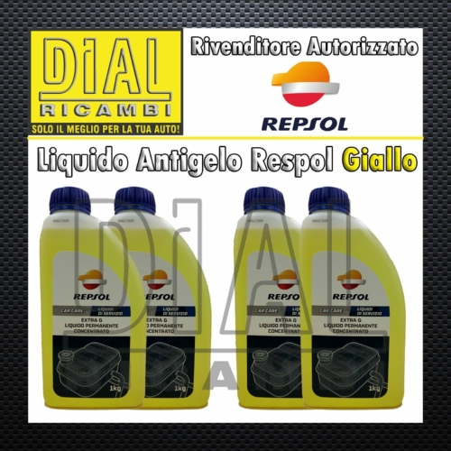 Liquido Antigelo GIALLO Refrigerante Protettivo REPSOL ORIGINALE 4 Litri acquista online